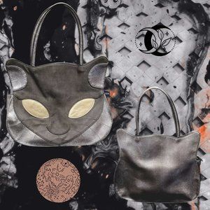 Irregular Choice Metallic Cat Purse